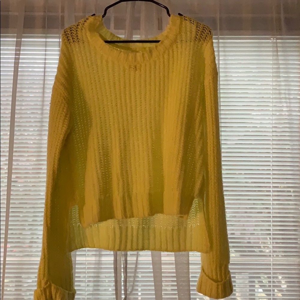 Loose knit sweater